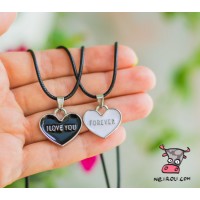Кулон парный для влюбленных "I love you. Forever". Цена за 1 пару